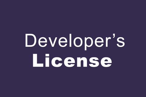 Developer's License - Pro ONLY